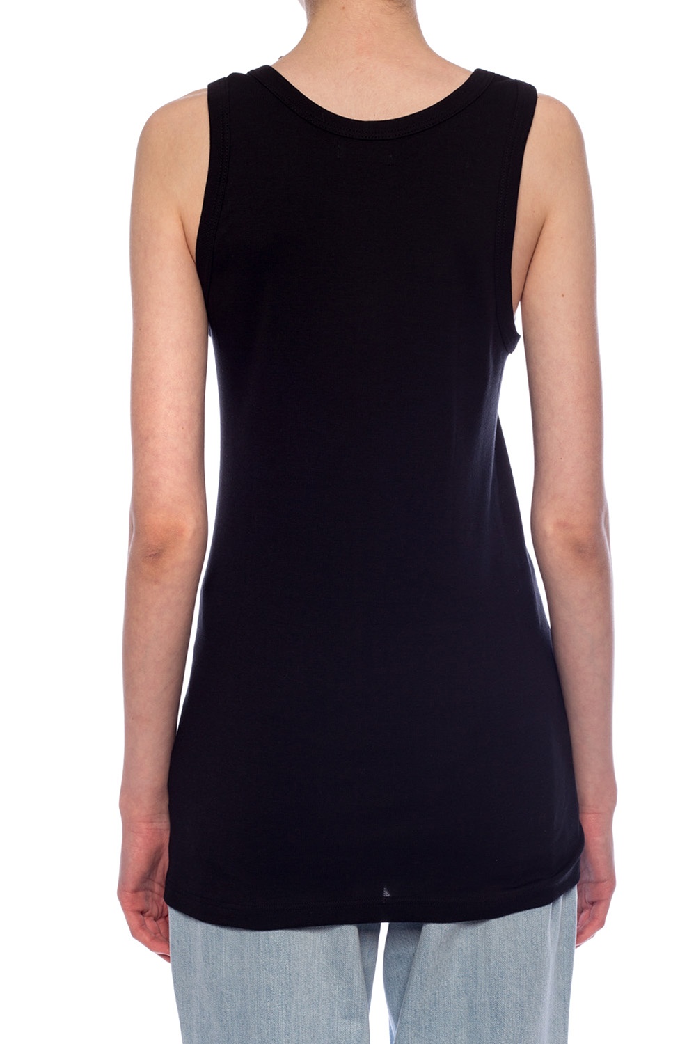 最終価格　ANN DEMEULEMEESTER ロゴプリント タンクトップ 最終価格 ANN DEMEULEMEESTER ロゴプリント タンクトップ